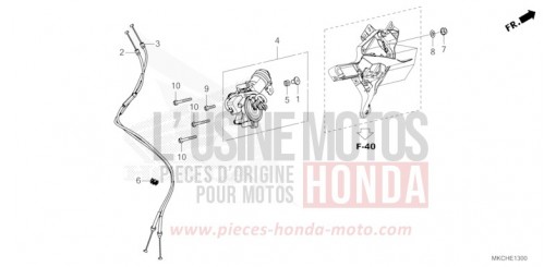 ACTUATOR ASSY., REVERSE SHIFT GL1800M de 2021